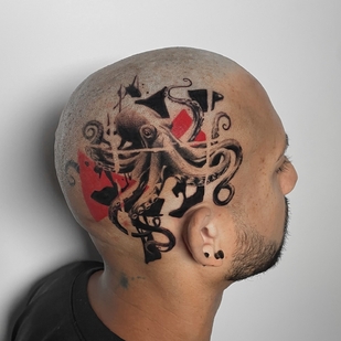 Trash Polka tatouage #98029 | Artiste tatoueur Alexander Mironenko