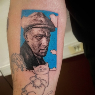 Homme Couleur Style d'Auteur tatouage sur Avant-bras #101625 | Artiste tatoueur Kseniya Pizhevskaya