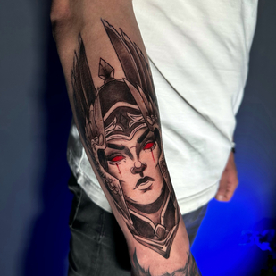 Homme Noir et Gris Graphique tatouage sur Avant-bras #92595 | Artiste tatoueur Master Margarita