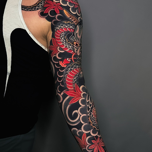 Japonais tatouage #95231 | Artiste tatoueur Aleksey Burundukov