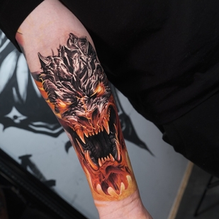 Homme Couleur Réalisme tatouage sur Avant-bras #97646 | Artiste tatoueur Kirill Fedoseev