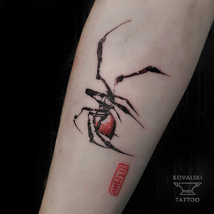 Homme Couleur Style d'Auteur tatouage sur Avant-bras #96220 | Artiste tatoueur Vladimir Kovalevskiy