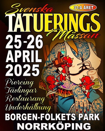 Svenska Tatuering Massan 2025 | 25 - 26 April 2025