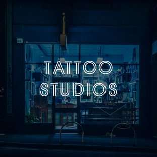 Advertising for tattoo studios
