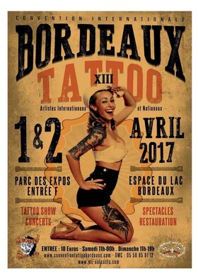13ª Convenzione di Tattoo di Bordeaux 2017 | 1-2 aprile 2017