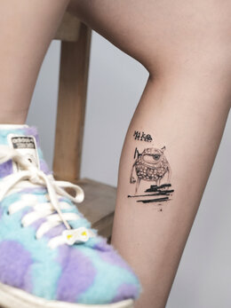 Microrealism tattoo