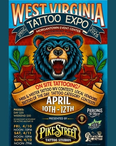 West Virginia Tattoo Expo Spring Edition