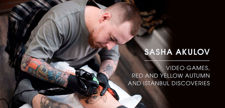 Sasha Akulov: giochi video, autunno rosso e giallo, scoperte a Istanbul
