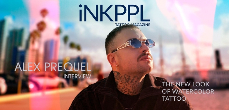Interview. Alex Prequel - il nuovo look dei tatuaggi a acquerello