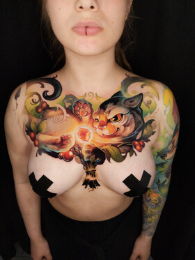 Tatuaggio perfetto sulla scuola: Azat Kamaletdinov