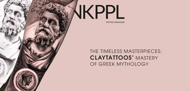 I Maestri Eterni: Il Maestro dei Tatuaggi in Argilla di Claytattoos sull'Antica Mitologia Greca