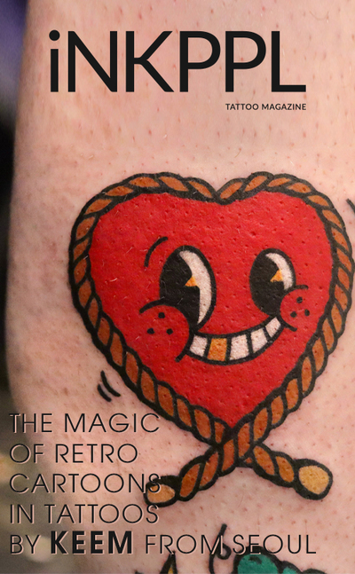 Il magico dei cartoni animati retrò nei tatuaggi da Keem di Seoul