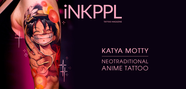 Katya Motty: Tattoo anime neotradizionale