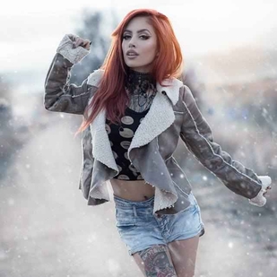 🔥 Foto hot, portfolio modelle  #6463 Modello di tatuaggi Karla Blackburn