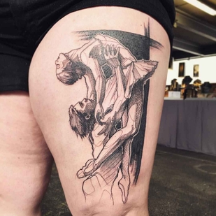 🔥 Foto hot, portfolio modelle  #5099 Tatuatore L'oiseau (Franck Solers)