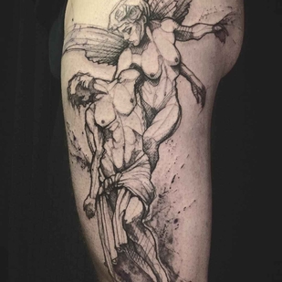 🔥 Foto hot, portfolio modelle  #5143 Tatuatore L'oiseau (Franck Solers)