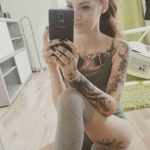 🔥 Foto hot, portfolio modelle  #6123 Modello di tatuaggi Jackie Janzer