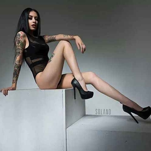 🔥 Foto hot, portfolio modelle  #6461 Modello di tatuaggi Karla Blackburn