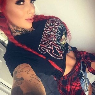 🔥 Foto hot, portfolio modelle  #6001 Modello di tatuaggi Kimberley Ann