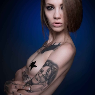 🔥 Foto hot, portfolio modelle  #6103 Modello di tatuaggi Jackie Janzer