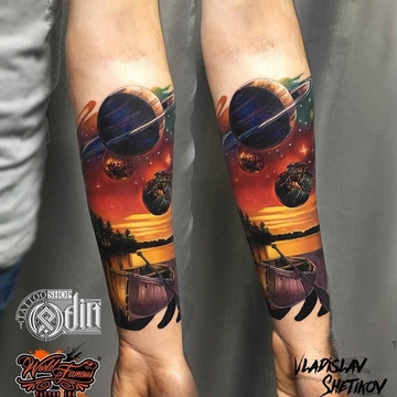 Artista di tatuaggi Vladislav Shetikov