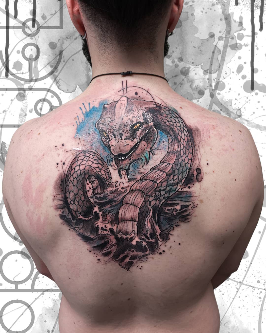 Artista del tatuaggio Alex Prequel, stile autore acquerellato | San Benedetto del Tronto, Italia