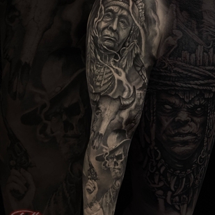 🔥 Foto hot, portfolio modelle  #34595 Tatuatore Artem Novikov