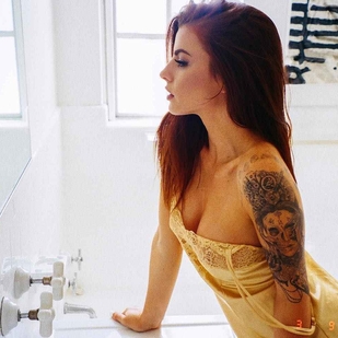 🔥 Foto hot, portfolio modelle  #7170 Modello di tatuaggi Kylie Rae Hall