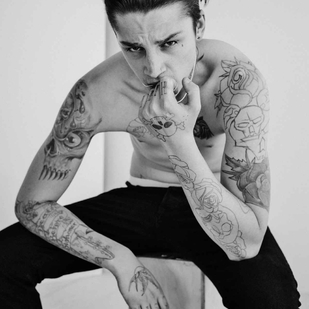 🔥 Foto hot, portfolio modelle  #17137 Modello di tatuaggi Ash Stymest