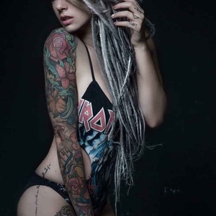 🔥 Foto hot, portfolio modelle  #16901 Modello di tatuaggi Alessia Amoruso