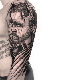 Blackwork caotico - Frank Carrilho