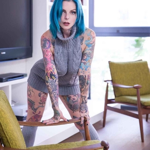 🔥 Foto hot, portfolio modelle  #16753 Modello di tatuaggi Riae
