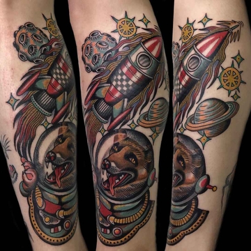 Tatuaggi tradizionali di Dmitriy Rechnoy