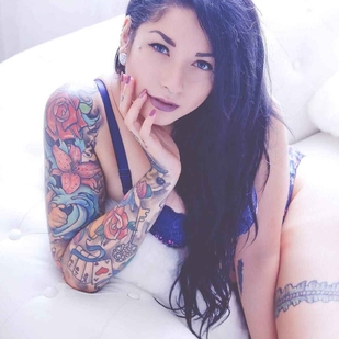 🔥 Foto hot, portfolio modelle  #16915 Modello di tatuaggi Alessia Amoruso