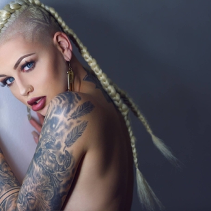 🔥 Foto hot, portfolio modelle  #9380 Modello di tatuaggi Samii Ryan