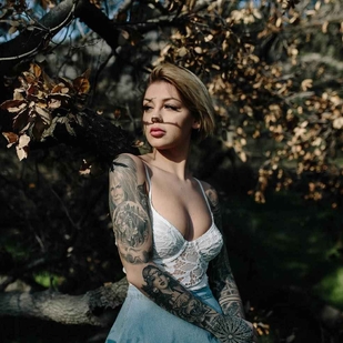 🔥 Foto hot, portfolio modelle  #9387 Modello di tatuaggi Samii Ryan