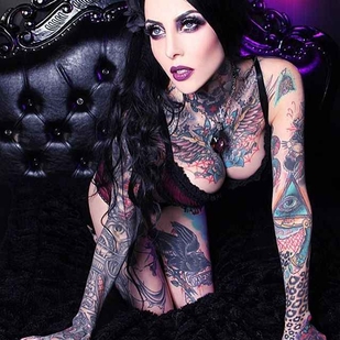 🔥 Foto hot, portfolio modelle  #9457 Modello di tatuaggi Makani Terror