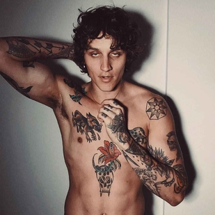 🔥 Foto hot, portfolio modelle  #17257 Modello di tatuaggi Leebo Freeman