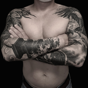 🔥 Foto hot, portfolio modelle  #65653 Tatuatore ROMAN MIGURA