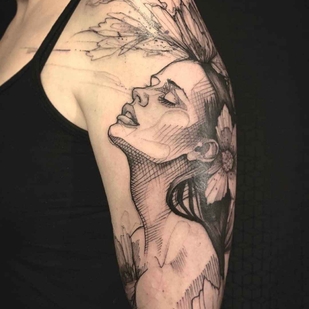 🔥 Foto hot, portfolio modelle  #10494 Tatuatore L'oiseau (Franck Solers)