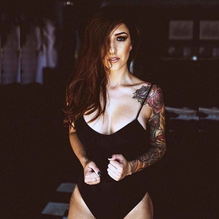 🔥 Foto hot, portfolio modelle  #18379 Modello di tatuaggi Candice Retell