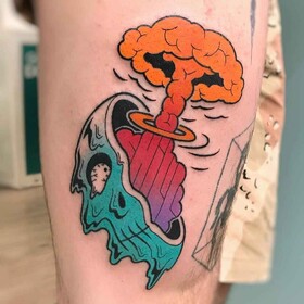 Tatuaggio dello stile dell'autore - Gennaro Varriale