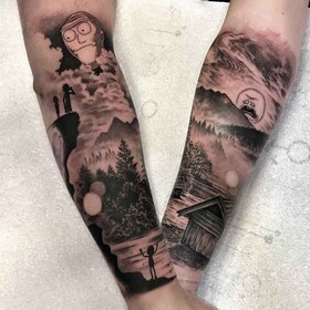 Artista di tatuaggi Rob Richardson