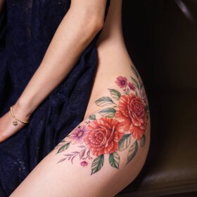 11 i più delicati motivi di tatoo floreal per le ragazze da Silo