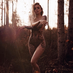 🔥 Foto hot, portfolio modelle  #35804 Modello di tatuaggi Lisa Kroiss