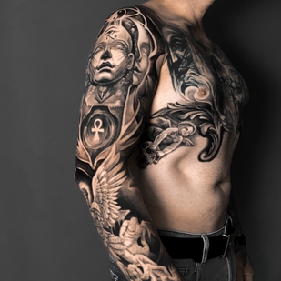 🔥 Foto hot, portfolio modelle  #66121 Tatuatore Vladimir Maximov