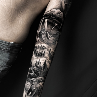 🔥 Foto hot, portfolio modelle  #66081 Tatuatore Vladimir Maximov