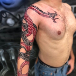 🔥 Foto hot, portfolio modelle  #66431 Tatuatore Sergey Fish