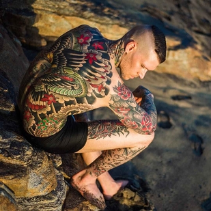 🔥 Foto hot, portfolio modelle  #10572 Modello di tatuaggi Marshall Perrin