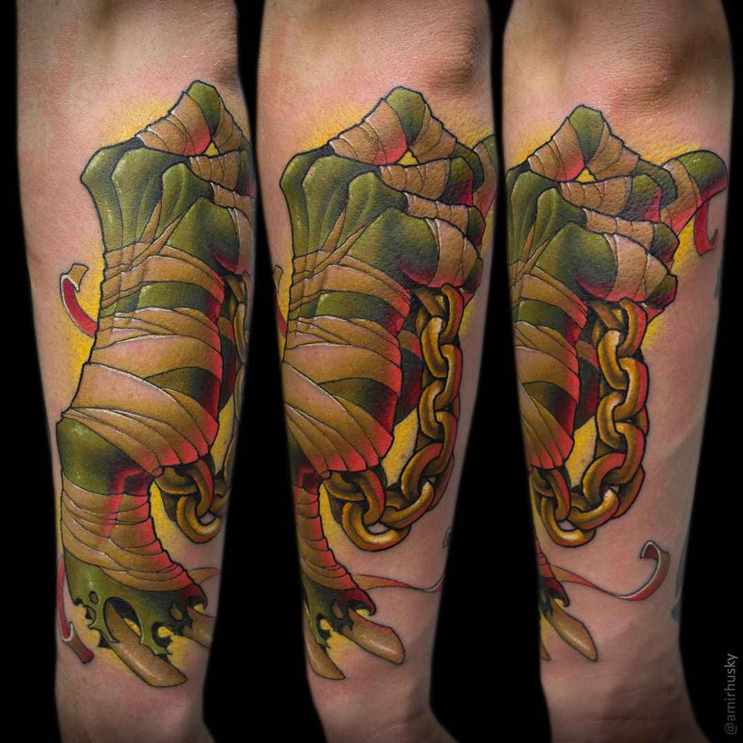 Artista di tatuaggi Amir Husky - tatuaggi a colori, scuola nuova | Kazan, Mosca, Russia